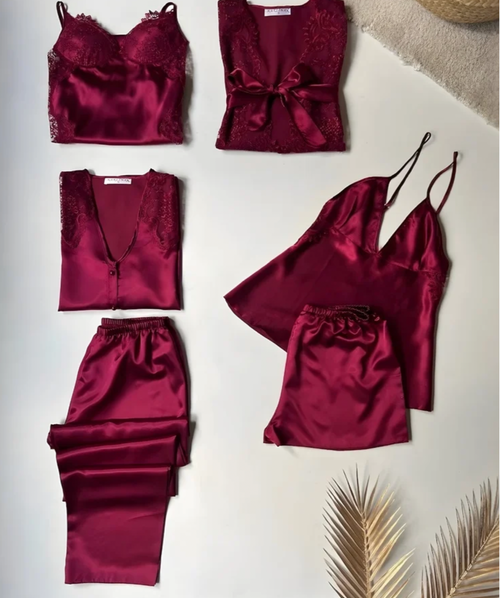6 Pcs Luxury Nightwear