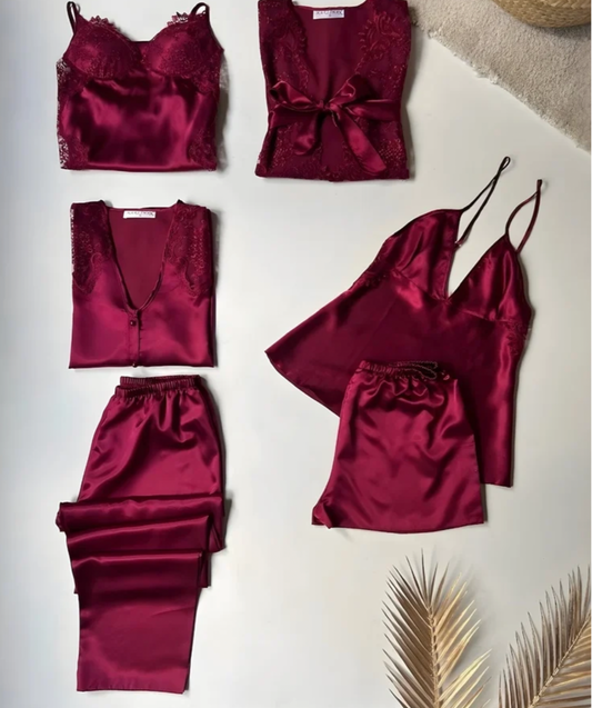 6 Pcs Luxury Nightwear